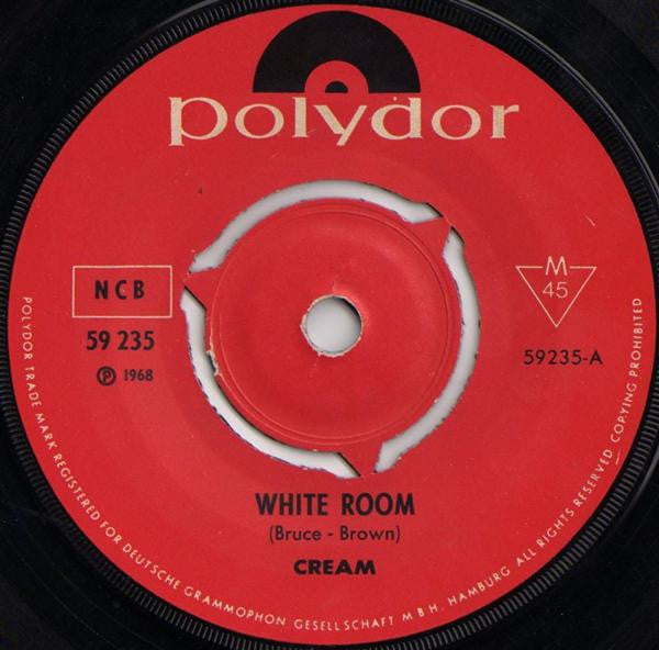 Cream (2) : White Room (7", Single, Mono)