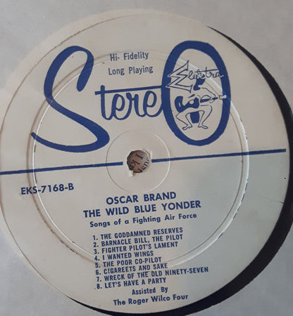 Oscar Brand : The Wild Blue Yonder (LP, Album)