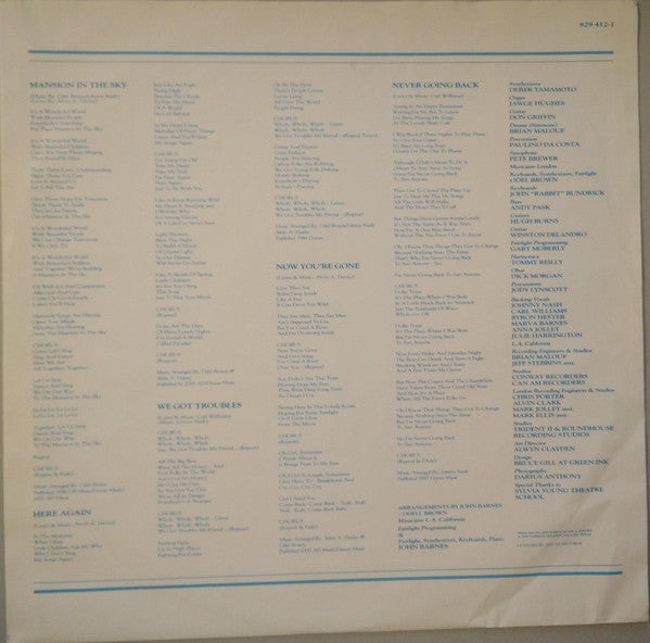 Johnny Nash : Here Again (LP, Album)
