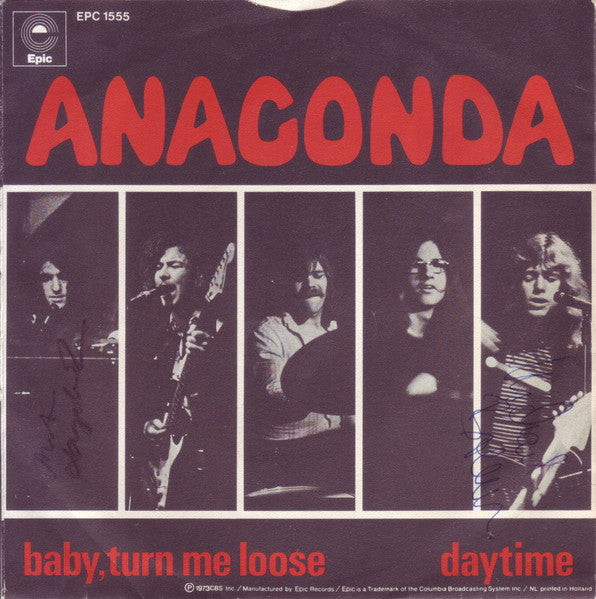 Anaconda (6) : Baby, Turn Me Loose / Daytime (7")