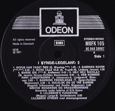 Grethe Mogensen Og Dragørbørnene : I Synge-Legeland 2 (LP)