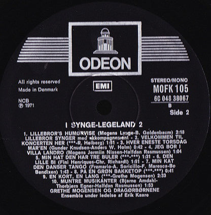 Grethe Mogensen Og Dragørbørnene : I Synge-Legeland 2 (LP)