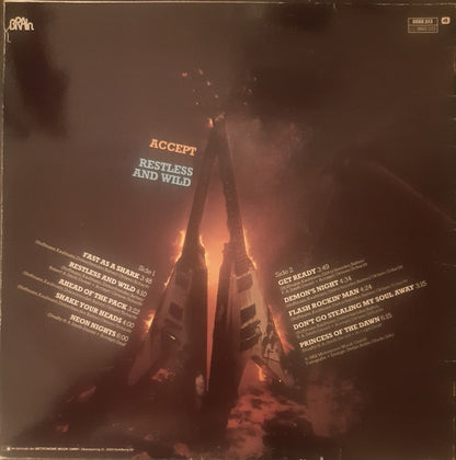 Accept : Restless And Wild (LP, Album)