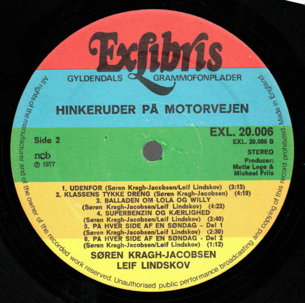 Søren Kragh-Jacobsen & Leif Lindskov : Hinkeruder På Motorvejen (LP, Album)