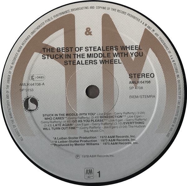 Gerry Rafferty And Joe Egan, Stealers Wheel : Stuck In The Middle With You (The Best Of Stealers Wheel) (LP, Comp)
