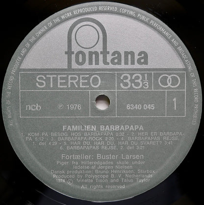 Barbapapa : Familien Barbapapa (LP)
