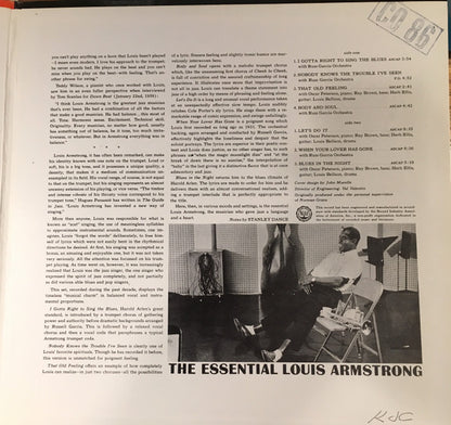 Louis Armstrong : The Essential Louis Armstrong (LP, Comp)