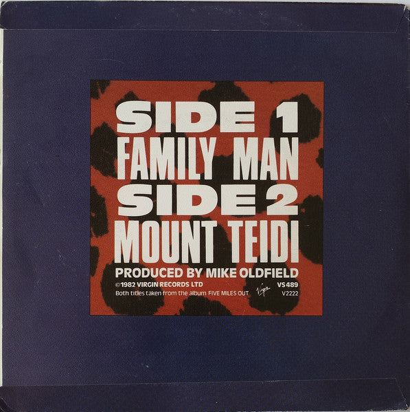 Mike Oldfield : Family Man (7")