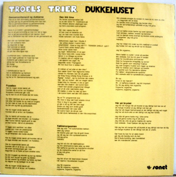 Troels Trier : Dukkehuset (LP, Album, Gat)