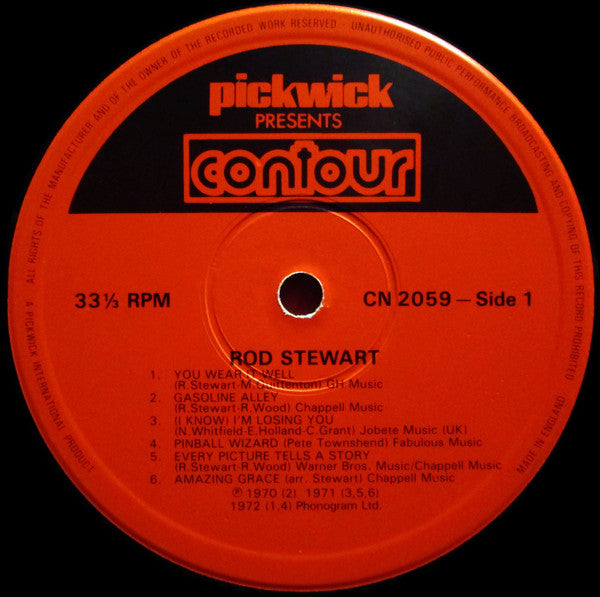 Rod Stewart : Rod Stewart (LP, Comp)