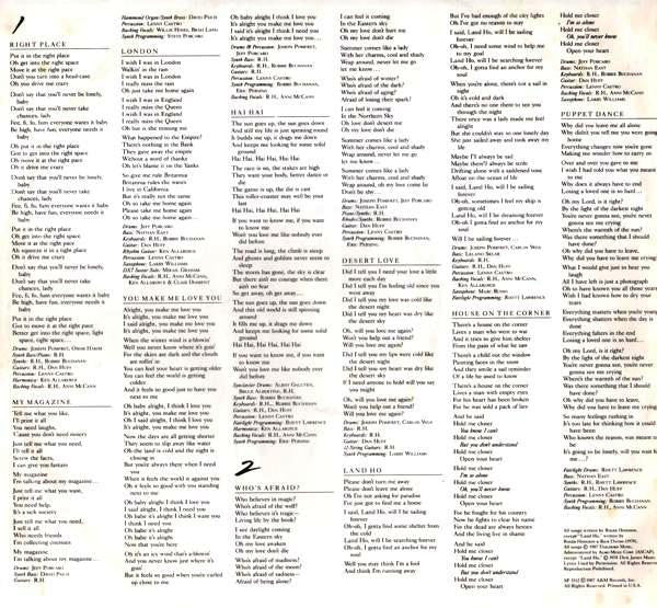 Roger Hodgson : Hai Hai (LP, Album)