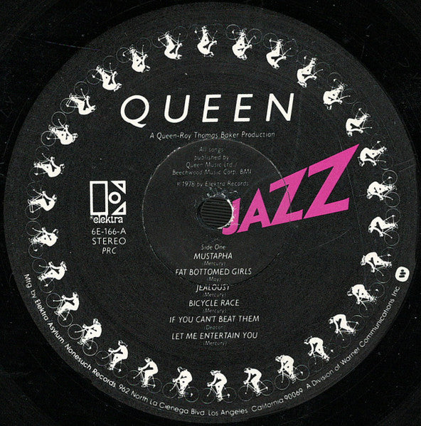 Queen : Jazz (LP, Album, PRC)