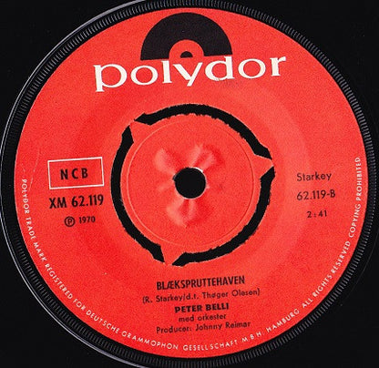 Peter Belli : Bli' Væk Fra Vort Kvarter / Blækspruttehaven (7", Single)