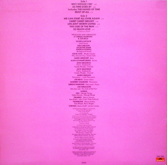 Gloria Gaynor : Glorious (LP, Album)