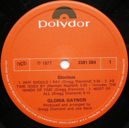 Gloria Gaynor : Glorious (LP, Album)