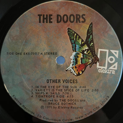 The Doors : Other Voices (LP, Album, San)