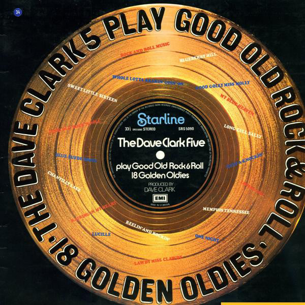 The Dave Clark 5* : Play Good Old Rock  & Roll - 18 Golden Oldies (LP, Comp)