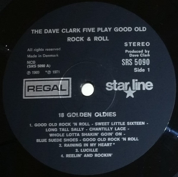 The Dave Clark 5* : Play Good Old Rock  & Roll - 18 Golden Oldies (LP, Comp)