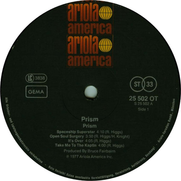 Prism (7) : Prism (LP, Album)