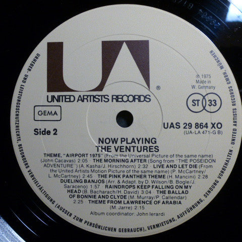 The Ventures : Now Playing (LP, Comp)