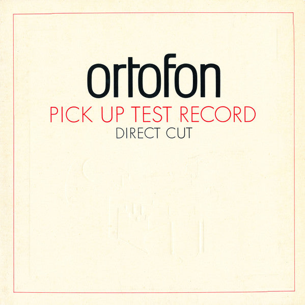 Various : Ortofon Pick Up Test Record - Direct Cut (LP)