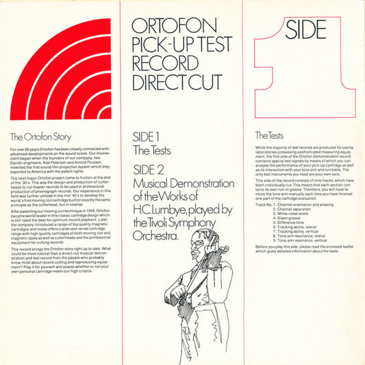 Various : Ortofon Pick Up Test Record - Direct Cut (LP)