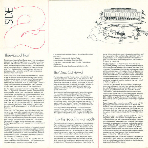 Various : Ortofon Pick Up Test Record - Direct Cut (LP)