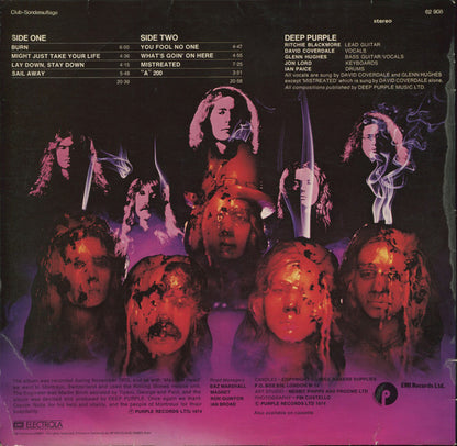 Deep Purple : Burn (LP, Album, Club)