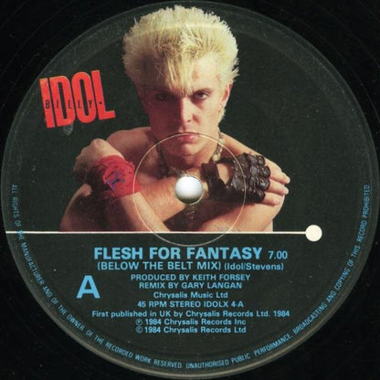 Billy Idol : Flesh For Fantasy (Below The Belt Mix) (12", Single)