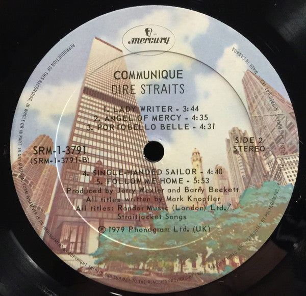 Dire Straits : Communiqué (LP, Album, Qua)