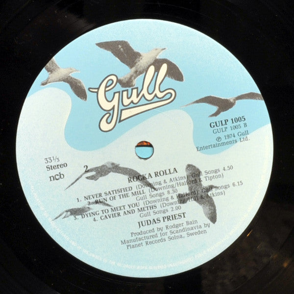 Judas Priest : Rocka Rolla (LP, Album, RE)