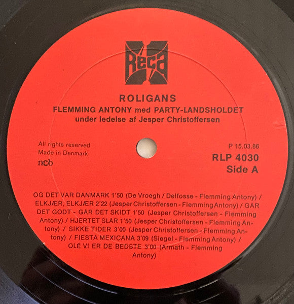 Flemming Antony : Dynamit For Roligans (LP, Album)