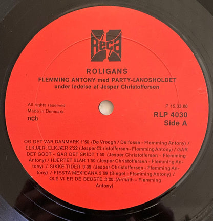 Flemming Antony : Dynamit For Roligans (LP, Album)