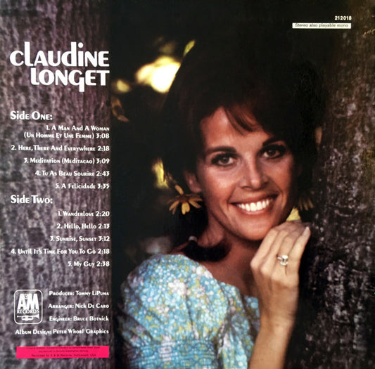 Claudine Longet : Claudine (LP, Album)