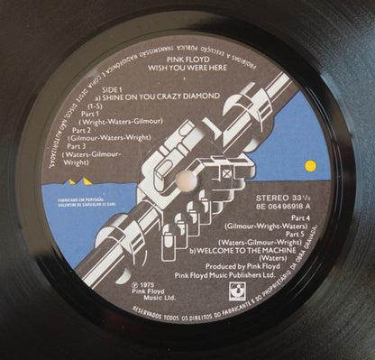 Pink Floyd : Wish You Were Here (LP, Album, RE)