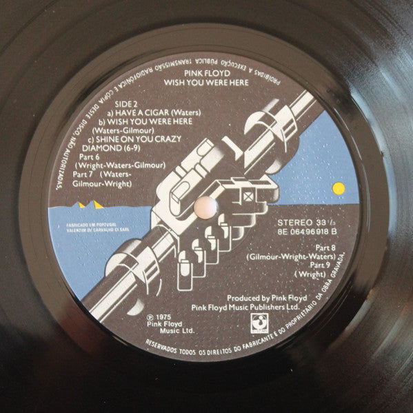 Pink Floyd : Wish You Were Here (LP, Album, RE)