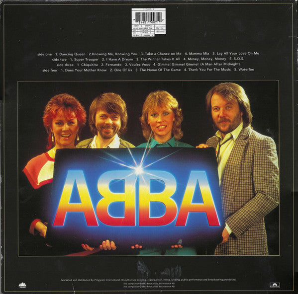 ABBA : Gold (Greatest Hits) (2xLP, Comp, RM)
