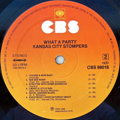 Kansas City Stompers : What A Party (LP, Comp)