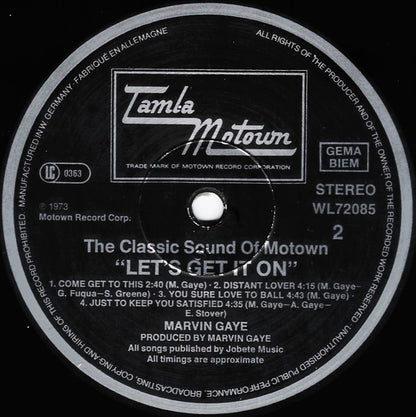 Marvin Gaye : Let's Get It On (LP, Album, RE)