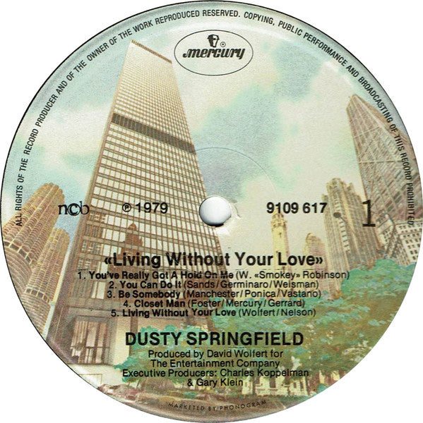 Dusty Springfield : Living Without Your Love (LP, Album)