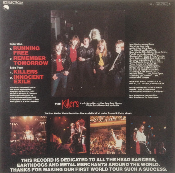 Iron Maiden : Maiden Japan (12", EP)