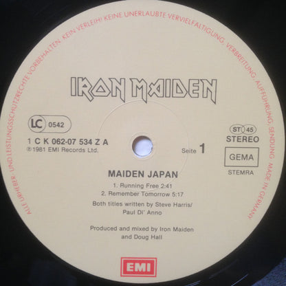 Iron Maiden : Maiden Japan (12", EP)