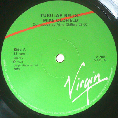 Mike Oldfield : Tubular Bells (LP, Album, RE)