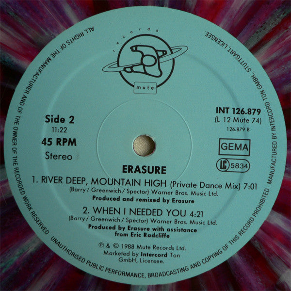Erasure : Ship Of Fools (12", Maxi, Ltd, Mar)