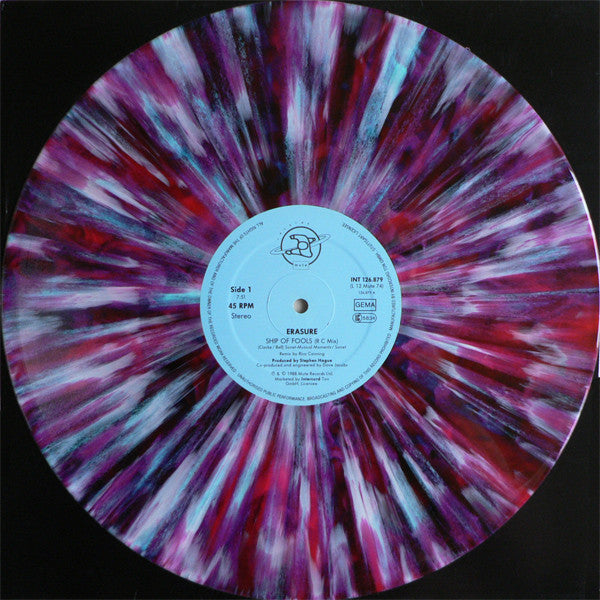 Erasure : Ship Of Fools (12", Maxi, Ltd, Mar)