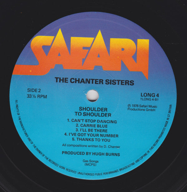 Chanter Sisters : Shoulder To Shoulder (LP)