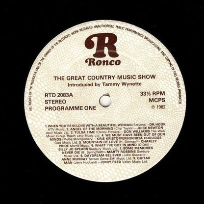 Various : The Great Country Music Show (2xLP, Album, Comp)
