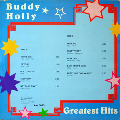 Buddy Holly : Greatest Hits (LP, Comp)
