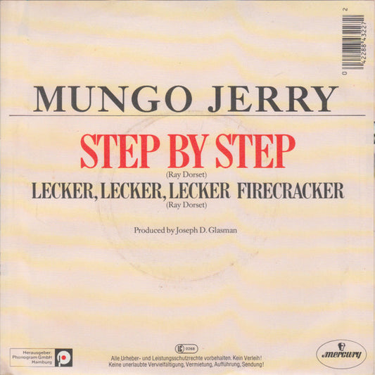 Mungo Jerry : Step By Step (7")