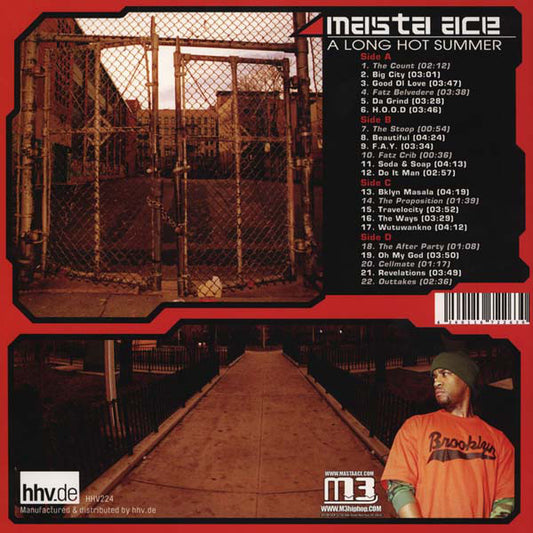Masta Ace : A Long Hot Summer (2xLP, Album, RE, Ora)